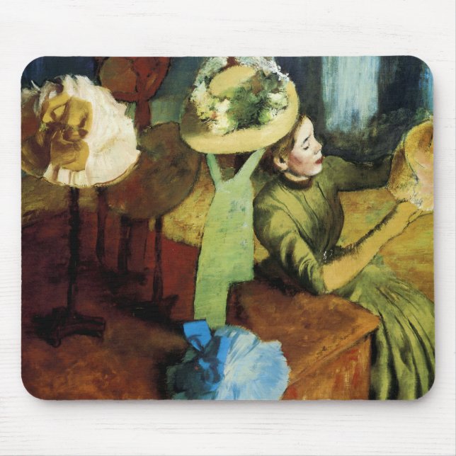 The Millinery Shop Mouse Pad (Front)