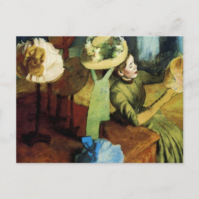 The Millinery Shop Postcard (Front)