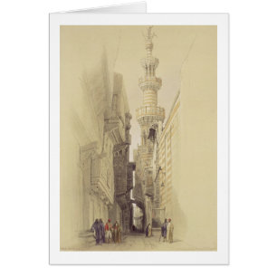 The Minaret of the Mosque of El Rhamree, Cairo, fr