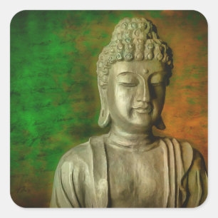 The Mind of Buddha Square Sticker