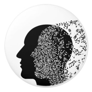 The Mind of Music Ceramic Knob