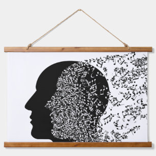 The Mind of Music Hanging Tapestry