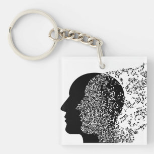 The Mind of Music Key Ring