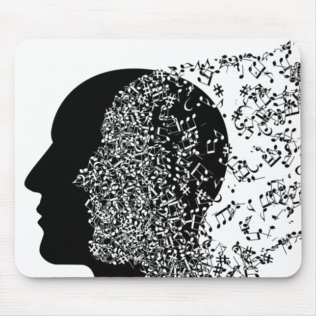The Mind of Music Mouse Pad (Front)