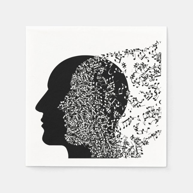 The Mind of Music Napkin (Front)