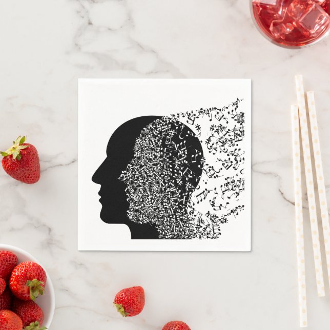 The Mind of Music Napkin (Insitu)