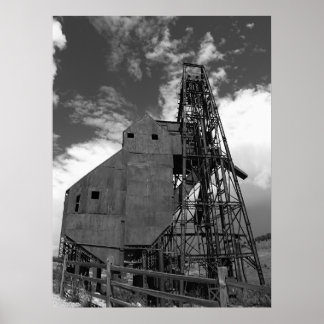 The Mine #2 B&W Poster