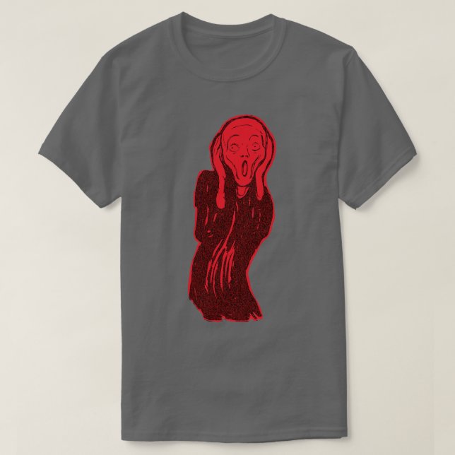 The minimalised Lollipop Red T-Shirt (Design Front)