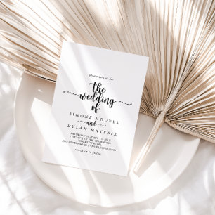 The Minimalist Calligraphy Wedding of Gold 