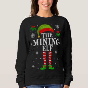 The Mining Elf Christmas Matching Bitcoin Crypto Sweatshirt