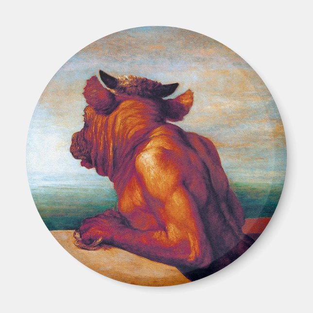 The Minotaur by George Frederic Watts Magnet (Front)