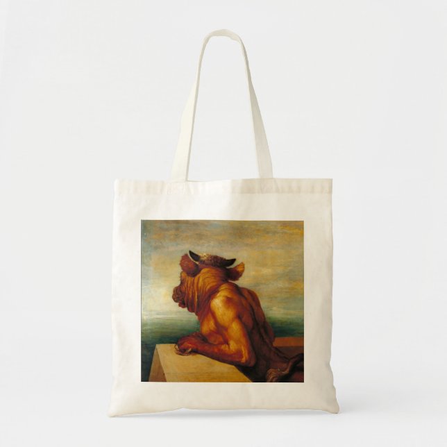 The Minotaur (by George Frederic Watts) Tote Bag (Front)