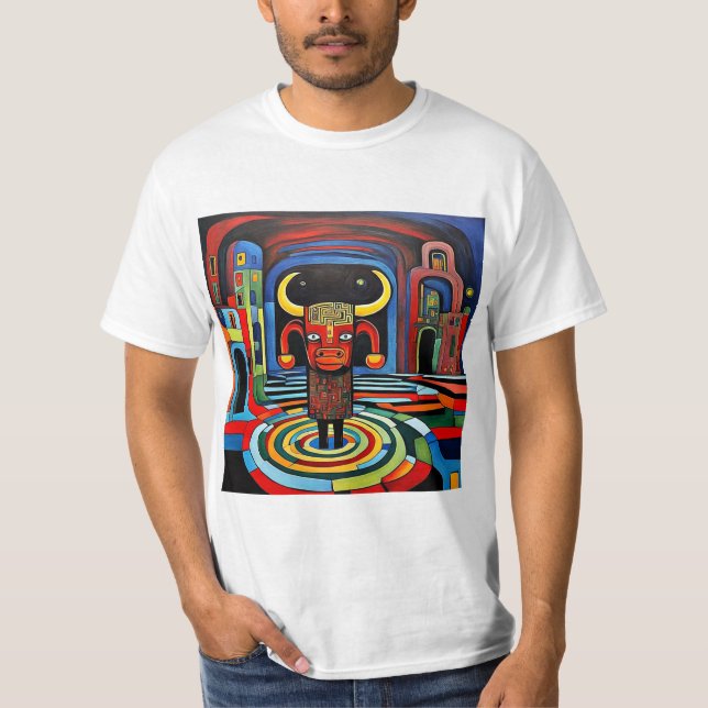 The Minotaur waits T-Shirt (Front)