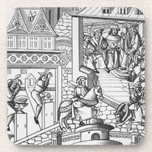 The Mint, after a woodcut in 'De l'Institution de Coaster