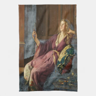 The Minx (by John Collier) Tea Towel