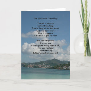 The Miracle of Friendship Card