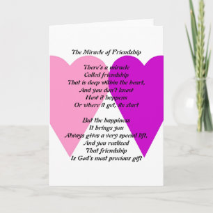 The Miracle of Friendship Card