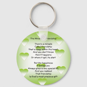 The Miracle of Friendship Key Ring