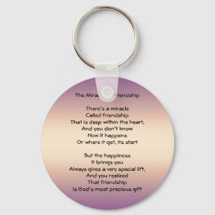 The Miracle of Friendship Keychain