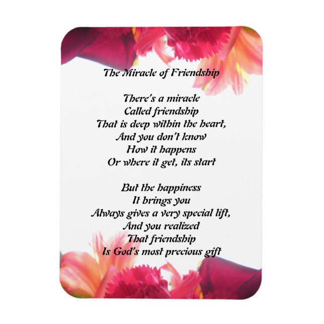 The Miracle of Friendship Magnet (Vertical)