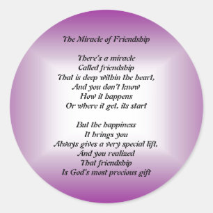 The Miracle of Friendship sticker