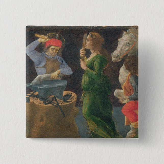 The Miracle of St. Eligius, predella panel from th 15 Cm Square Badge (Front)
