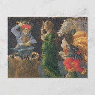 The Miracle of St. Eligius, predella panel from th Postcard