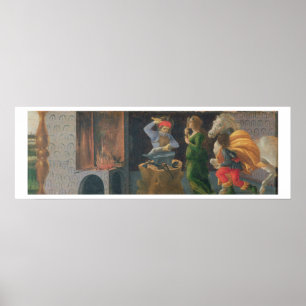 The Miracle of St. Eligius, predella panel from th Poster