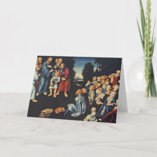 The Miracle of the Five Loaves &Two Fish Card