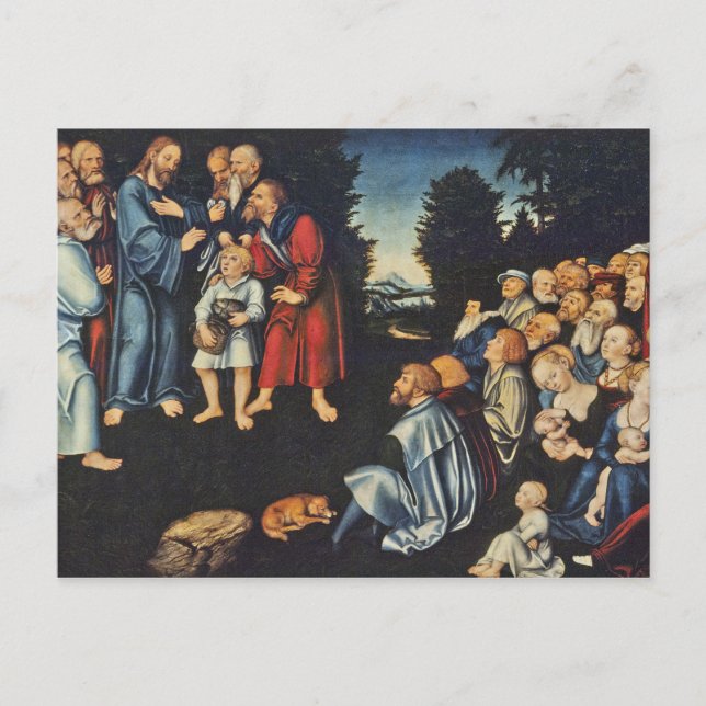 The Miracle of the Five Loaves &Two Fish Postcard (Front)