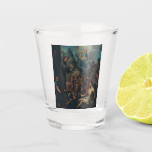 The Miracles of Saint Salvador of Horta Shot Glass