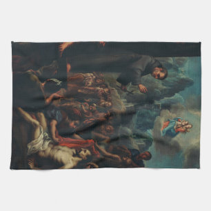 The Miracles of Saint Salvador of Horta Tea Towel
