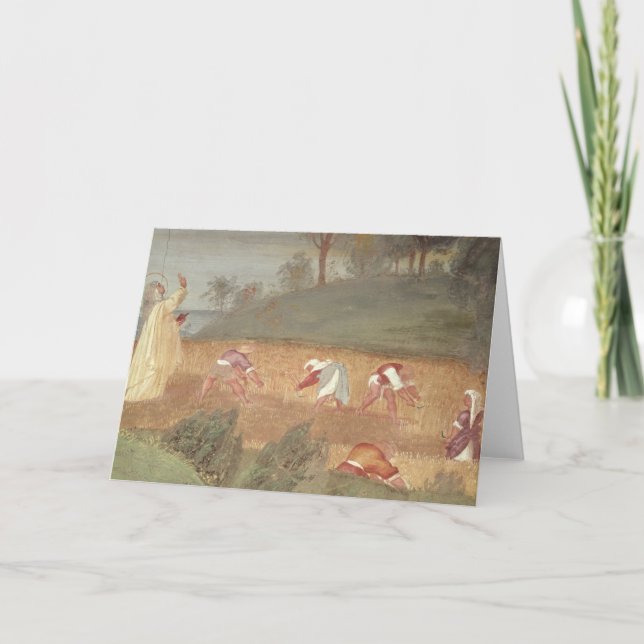 The Miracles of St. Clare of Assisi Card (Front)