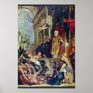 The Miracles Of St. Ignatius Of Loyola By Rubens Poster