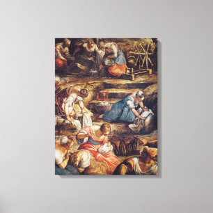 The Miraculous Fall of Manna Canvas Print