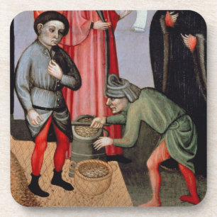 The Miraculous Multiplication of the Grain, detail Coaster