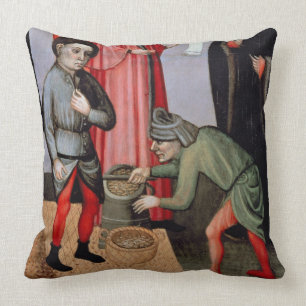 The Miraculous Multiplication of the Grain, detail Cushion