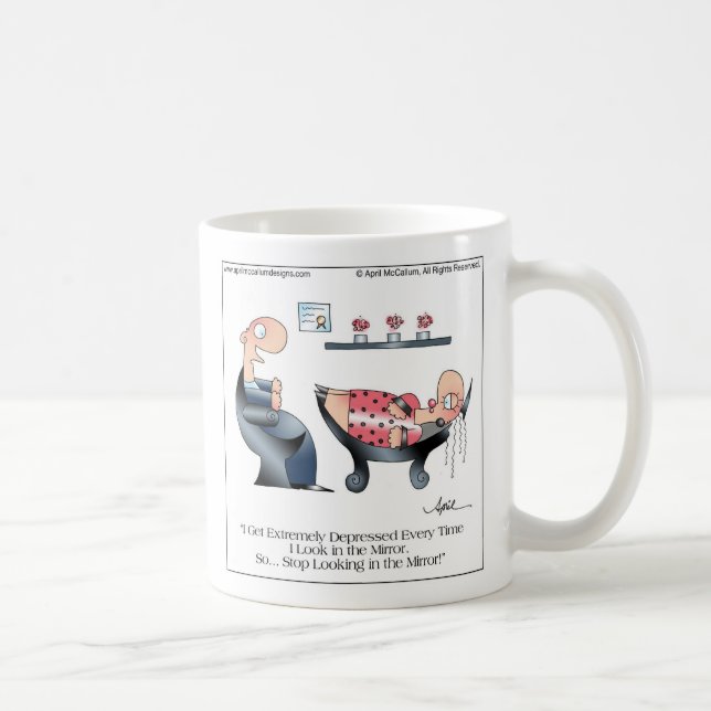 THE MIRROR Cartoon Mug (Right)