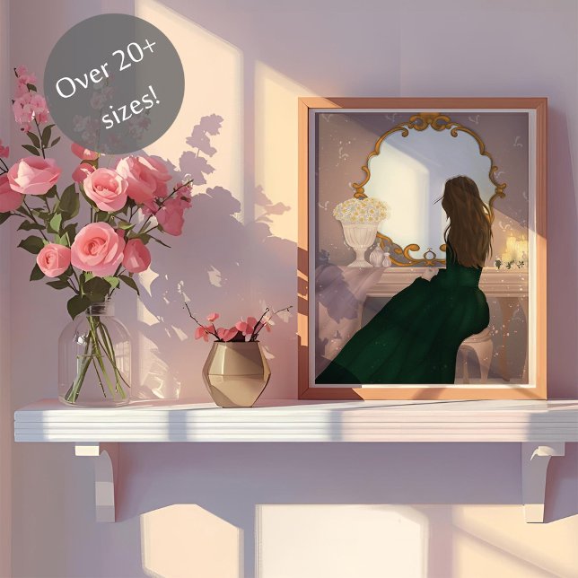 The Mirror II - Sitting in Piece Poster (Creator Uploaded)