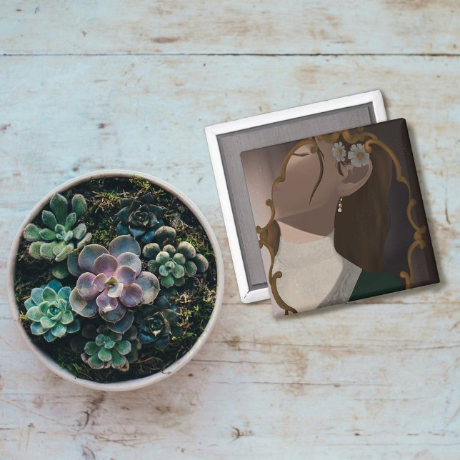 The Mirror III - A Girl Half Hidden Magnet (Creator Uploaded)