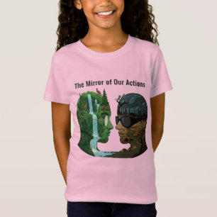The Mirror of Our Actions: Nature vs Industry T-Shirt