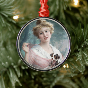 The Mischievous Puppy  Metal Tree Decoration