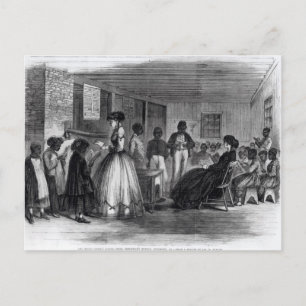The Misses Cooke's schoolroom Postcard