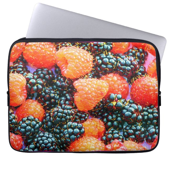 "The Mix of Berries" Cute Photo. Buy Now Laptop Sleeve (Front)