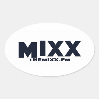 The MIXX Branded Oval Sticker