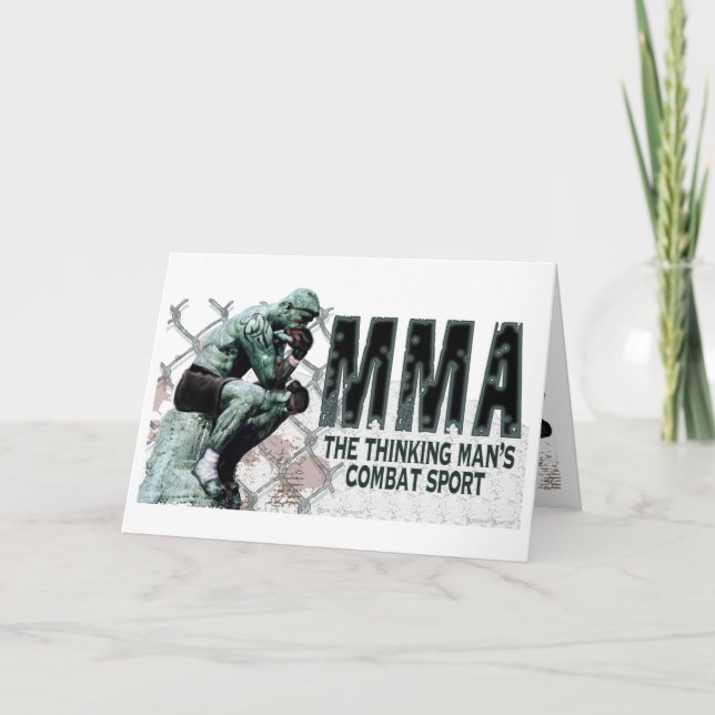 The MMA Thinker Card (Front)