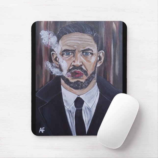 The Mobster Painting by Alfred Fox Mouse Pad (With Mouse)