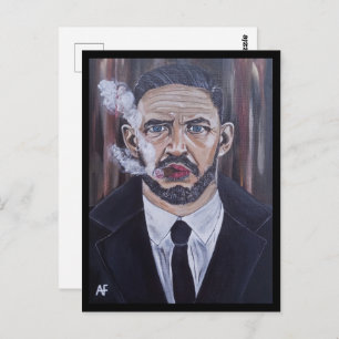 The Mobster Painting by Alfred Fox Postcard