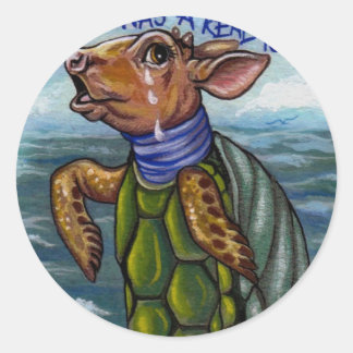 THE MOCK TURTLE Alice in Wonderland Sticker