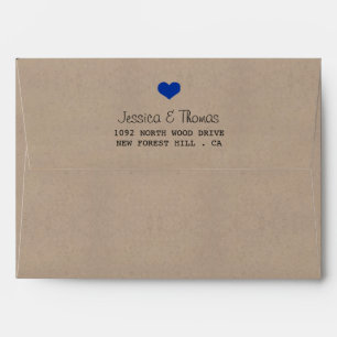 The Modern Blue Bunting Wedding Collection Envelopes